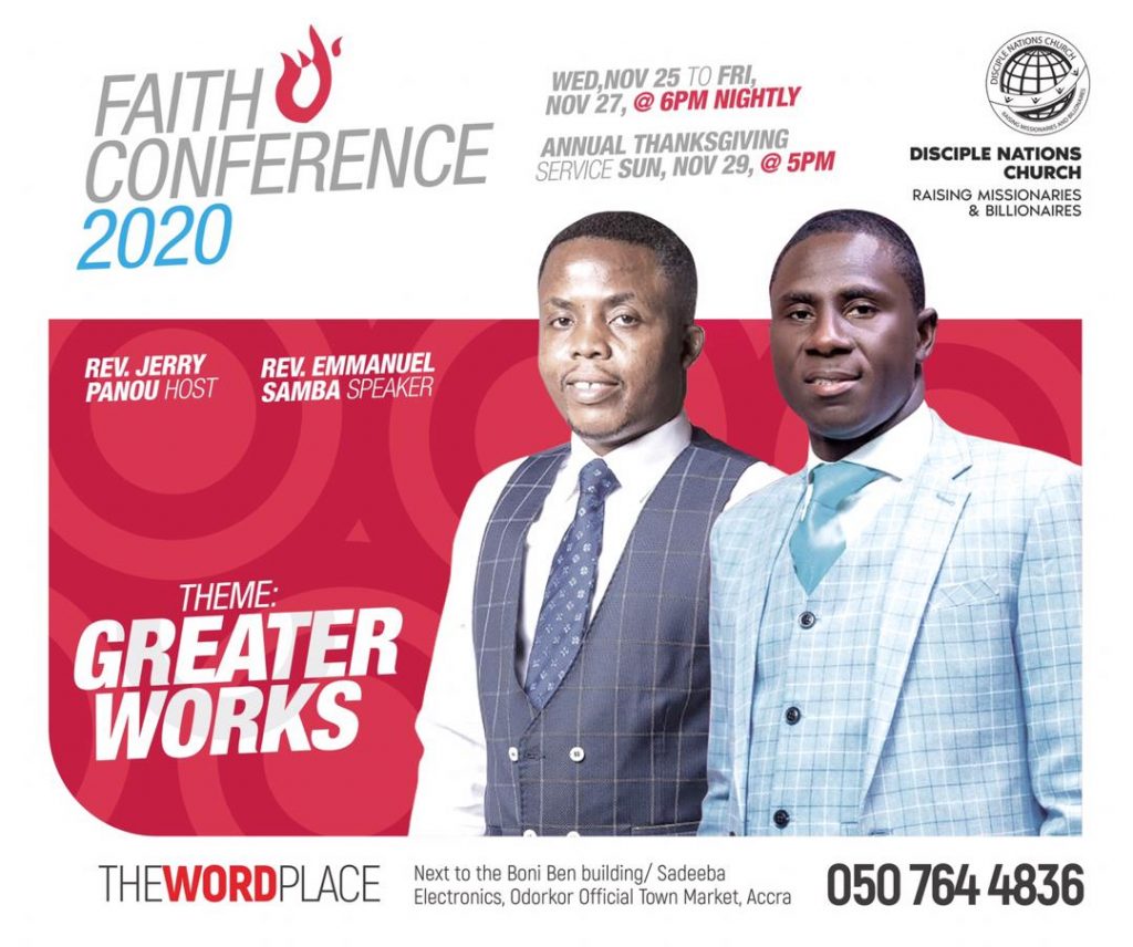Faith Conference 2020 with Rev. Emmanuel Samba.